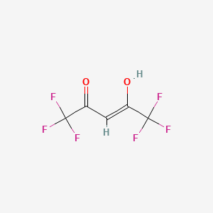 molecular formula C5H2F6O2 B15217453 (Z)-1,1,1,5,5,5-hexafluoro-4-hydroxypent-3-en-2-one CAS No. 75092-43-2