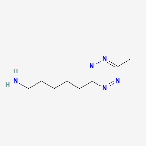 5-(6-Methyl-1,2,4,5-tetrazin-3-yl)pentan-1-amine