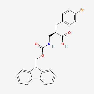 (R)-3-((((9H-Fluoren-9-yl)methoxy)carbonyl)amino)-2-(4-bromobenzyl)propanoic acid