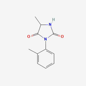 5-Methyl-3-(2-methylphenyl)imidazolidine-2,4-dione