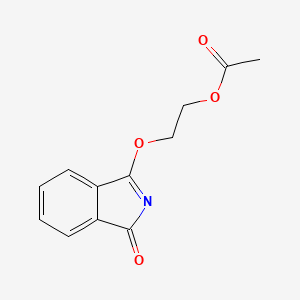 2-((1-Oxo-1H-isoindol-3-yl)oxy)ethyl acetate