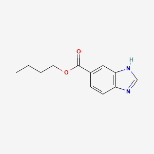 molecular formula C12H14N2O2 B15217627 Butyl 1H-benzo[d]imidazole-5-carboxylate 