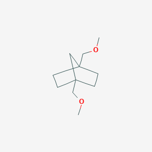 molecular formula C11H20O2 B15217640 1,4-Bis(methoxymethyl)bicyclo[2.2.1]heptane 