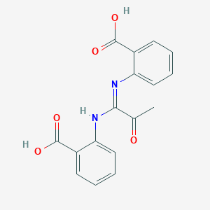 2-(N'-(2-Carboxyphenyl)-2-oxopropanimidamido)benzoic acid