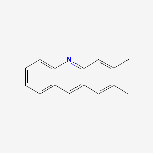 molecular formula C15H13N B15217661 2,3-Dimethylacridine CAS No. 97340-75-5