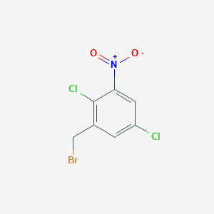 molecular formula C7H4BrCl2NO2 B1521773 1-(溴甲基)-2,5-二氯-3-硝基苯 CAS No. 1009349-32-9