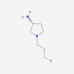 (R)-1-(3-Fluoropropyl)pyrrolidin-3-amine