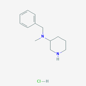molecular formula C13H21ClN2 B1521782 苄基-甲基-哌啶-3-基-胺盐酸盐 CAS No. 1185296-10-9