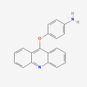 molecular formula C19H14N2O B15217864 4-(Acridin-9-yloxy)aniline CAS No. 2148-15-4