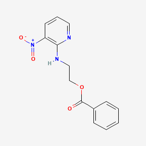 2-((3-Nitropyridin-2-yl)amino)ethyl benzoate