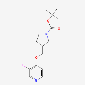 Tert-butyl 3-((3-iodopyridin-4-yloxy)methyl)-pyrrolidine-1-carboxylate