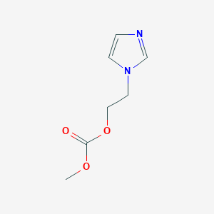 molecular formula C7H10N2O3 B15217887 2-(1H-Imidazol-1-yl)ethyl methyl carbonate CAS No. 798571-50-3