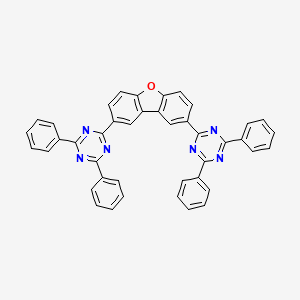 molecular formula C42H26N6O B15217895 2,8-Bis(4,6-diphenyl-1,3,5-triazin-2-yl)dibenzo[b,d]furan 