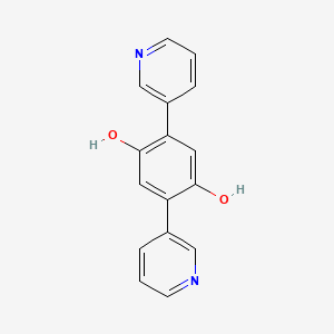 2,5-Di(pyridin-3-yl)benzene-1,4-diol