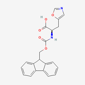 (R)-2-((((9H-Fluoren-9-yl)methoxy)carbonyl)amino)-3-(oxazol-5-yl)propanoic acid