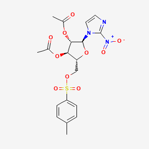 (2S,3S,4R,5R)-2-(2-Nitro-1H-imidazol-1-yl)-5-((tosyloxy)methyl)tetrahydrofuran-3,4-diyl diacetate