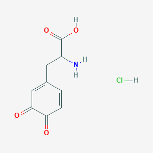 2-Amino-3-(3,4-dioxocyclohexa-1,5-dien-1-yl)propanoic acid hydrochloride