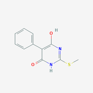 6-Hydroxy-2-(methylsulfanyl)-5-phenylpyrimidin-4(3h)-one