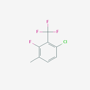 molecular formula C8H5ClF4 B1521802 6-氯-2-氟-3-甲基苯三氟甲基 CAS No. 1099597-48-4