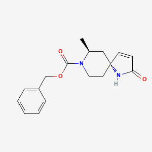 benzyl (5R,7S)-7-methyl-2-oxo-1,8-diazaspiro[4.5]dec-3-ene-8-carboxylate