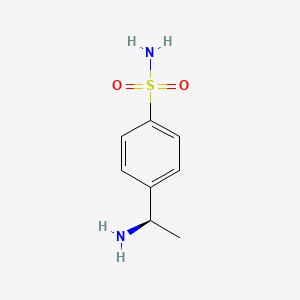 4-[(1R)-1-aminoethyl]benzene-1-sulfonamide