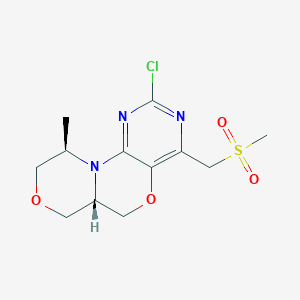 (6AS,10R)-2-chloro-10-methyl-4-((methylsulfonyl)methyl)-6a,7,9,10-tetrahydro-6H-[1,4]oxazino[4,3-d]pyrimido[5,4-b][1,4]oxazine