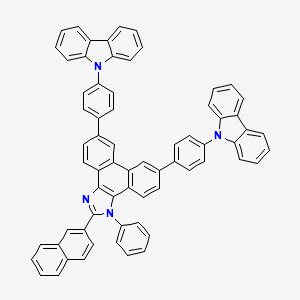 6,9-Bis(4-(9H-carbazol-9-yl)phenyl)-2-(naphthalen-2-yl)-1-phenyl-1H-phenanthro[9,10-d]imidazole