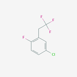 B1521812 4-Chloro-1-fluoro-2-(2,2,2-trifluoroethyl)benzene CAS No. 1099598-24-9