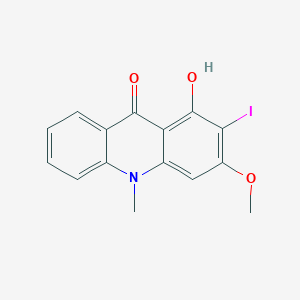 1-Hydroxy-2-iodo-3-methoxy-10-methylacridin-9(10H)-one