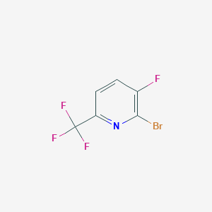 molecular formula C6H2BrF4N B1521813 2-溴-3-氟-6-(三氟甲基)吡啶 CAS No. 1159512-38-5