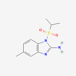 5-Methyl-1-(propane-2-sulfonyl)-1H-benzimidazol-2-amine