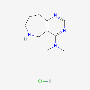 N,N-Dimethyl-6,7,8,9-tetrahydro-5H-pyrimido[5,4-c]azepin-4-amine hydrochloride