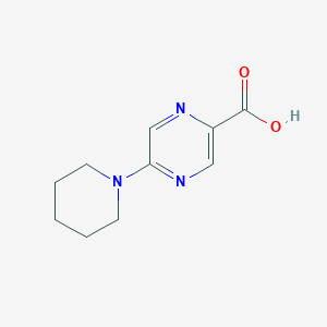 molecular formula C10H13N3O2 B1521820 5-(Piperidin-1-yl)pyrazine-2-carboxylic acid CAS No. 1210707-88-2