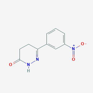 6-(3-Nitrophenyl)-4,5-dihydropyridazin-3(2h)-one