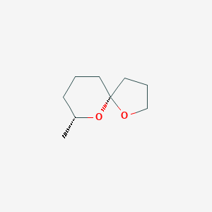 molecular formula C9H16O2 B15218238 (5R,7R)-7-Methyl-1,6-dioxaspiro[4.5]decane CAS No. 75354-36-8