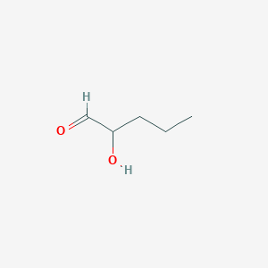 molecular formula C5H10O2 B15218254 2-Hydroxypentanal 