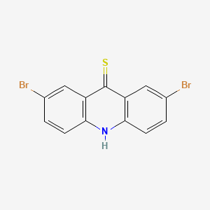 2,7-Dibromoacridine-9(10H)-thione