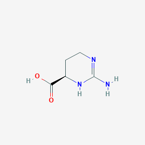 molecular formula C5H9N3O2 B15218385 (R)-2-Amino-3,4,5,6-tetrahydropyrimidine-4-carboxylic acid 