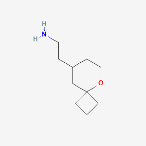 molecular formula C10H19NO B15218404 2-(5-Oxaspiro[3.5]nonan-8-yl)ethan-1-amine 