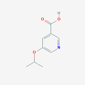 molecular formula C9H11NO3 B1521846 5-异丙氧基烟酸 CAS No. 863507-81-7