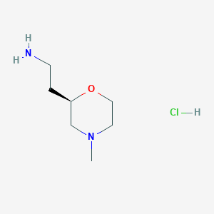 (R)-2-(4-Methylmorpholin-2-yl)ethan-1-amine hydrochloride