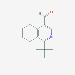 1-(tert-Butyl)-5,6,7,8-tetrahydroisoquinoline-4-carbaldehyde