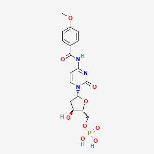 2'-Deoxy-N-(4-methoxybenzoyl)cytidine 5'-(dihydrogen phosphate)