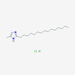 Imidazole, 4-methyl-2-pentadecyl-, hydrochloride