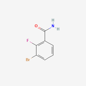 B1521861 3-Bromo-2-fluorobenzamide CAS No. 871353-25-2