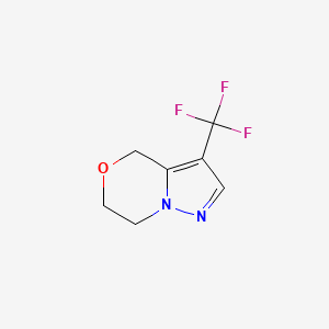 3-(Trifluoromethyl)-6,7-dihydro-4H-pyrazolo[5,1-c][1,4]oxazine