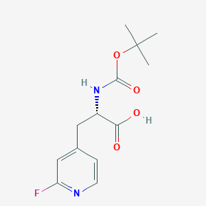 (S)-2-((tert-Butoxycarbonyl)amino)-3-(2-fluoropyridin-4-yl)propanoic acid