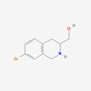 molecular formula C10H12BrNO B1521871 (7-Bromo-1,2,3,4-tetrahydroisoquinolin-3-yl)methanol CAS No. 356780-61-5