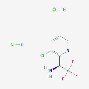 (S)-1-(3-Chloropyridin-2-yl)-2,2,2-trifluoroethanamine dihydrochloride