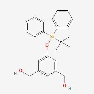 molecular formula C24H28O3Si B1521874 5-(tert-Butyldiphenylsilyloxy)-1,3-benzenedimethanol CAS No. 482627-84-9